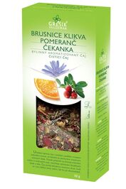 Brusnice klikva & Pomeranč & Čekanka bylinný sypaný čaj 50g