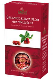 Brusnice klikva plod - mrazem sušená 20g